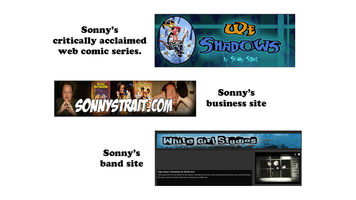 Sonny Strait's Websites